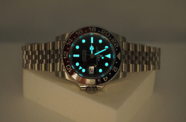 Rolex 126710BLRO PEPSI GMT MASTER II RED BLUE BEZEL JUBILEE BAND 2021 FULL SET - Image 11