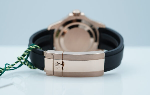 BRAND NEW Rolex 126655 YACHTMASTER 18K ROSE GOLD OYSTERFLEX 40MM 2024 FULL SET - Image 7