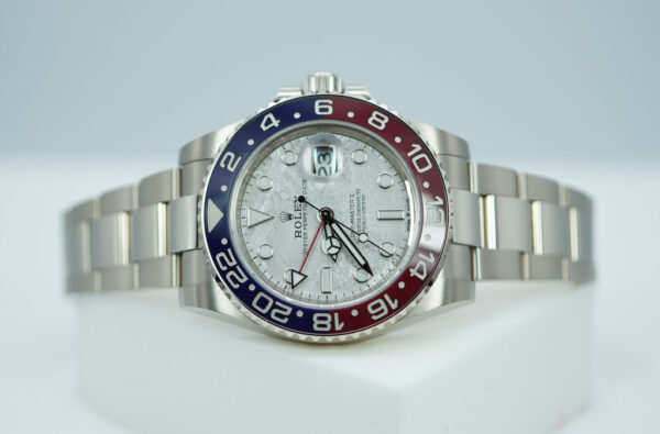 Rolex 126719BLRO GMT MASTER 2 WHITE GOLD PEPSI METEORITE DIAL 2023 FULL SET - Image 10