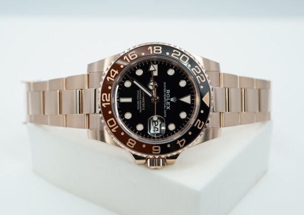 Rolex 126715CHNR GMT MASTER II 18K ROSE GOLD ROOTBEER CERAMIC 2023 COMPLETE SET - Image 9
