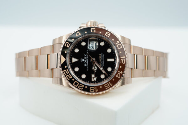 Rolex 126715CHNR GMT MASTER II 18K ROSE GOLD ROOTBEER CERAMIC 2023 COMPLETE SET - Image 10