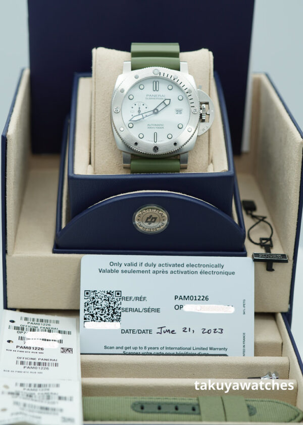 PANERAI PAM 1226 SUBMERSIBLE QuarantaQuattro Bianco Dial 2023 FULL SET - Image 2