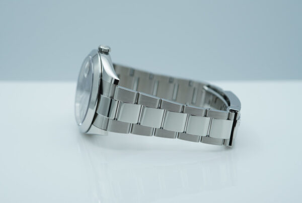 Rolex 126300 DATEJUST 41 BLUE STICK DIAL OYSTER BAND 2024 WARRANTY FULL SET - Image 5