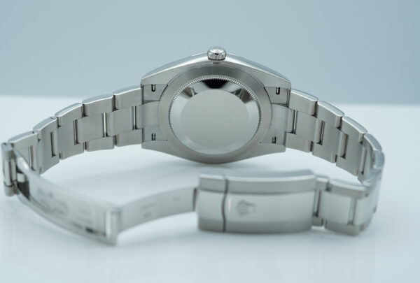 Rolex 126300 DATEJUST 41 BLUE STICK DIAL OYSTER BAND 2024 WARRANTY FULL SET - Image 8