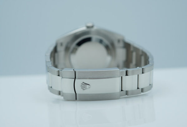 Rolex 126300 DATEJUST 41 BLUE STICK DIAL OYSTER BAND 2024 WARRANTY FULL SET - Image 7
