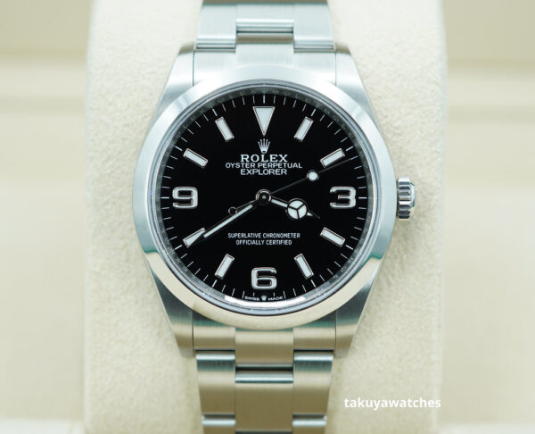 Rolex 124270 EXPLORER I FULL LUME DIAL 36MM 2022 WARRANTY COMPLETE SET