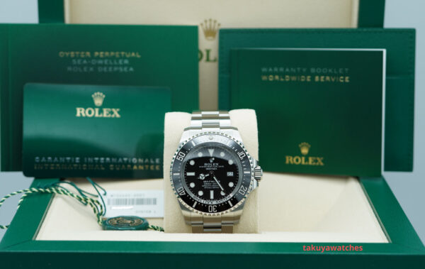 NEW Rolex 126660 SEA-DWELLER DEEPSEA BLACK DIAL 2021 WARRANTY COMPLETE SET - Image 2