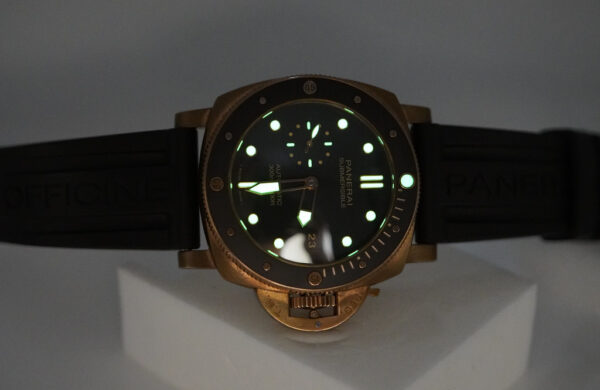 Panerai PAM 968 SUBMERSIBLE BRONZO 3 DAYS 47MM 2023 WARRANTY COMPLETE SET - Image 11