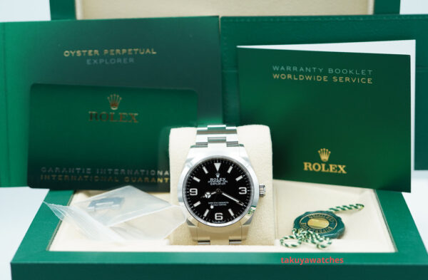 Rolex 224270 EXPLORER FULL LUME DIAL 40MM 2023 MODEL WARRANTY FULL SET - Image 2