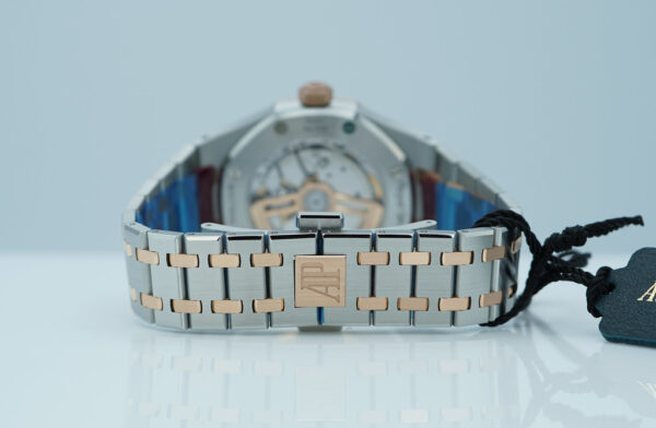 BRAND NEW Audemars PIGUET ROYAL OAK 15550SR ROSE GOLD STEEL WHITE DIAL 2024 FULL SET - Image 7