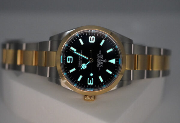 Rolex 124273 EXPLORER 18K YELLOW GOLD STAINLESS STEEL 36MM 2023 FULL SET - Image 11