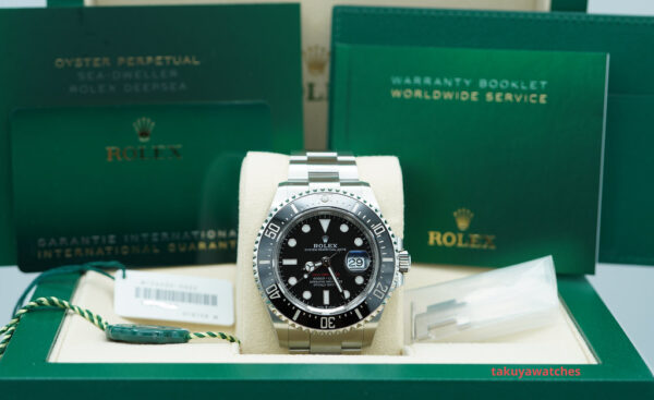 Rolex 126600 SEA-DWELLER CYCLOPS RED TEXT 2022 WARRANTY COMPLETE SET - Image 2