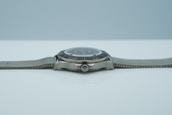 Omega SEAMASTER DIVER 300M 007 JAMES BOND TITANIUM MESH BRACELET FULL SET - Image 3