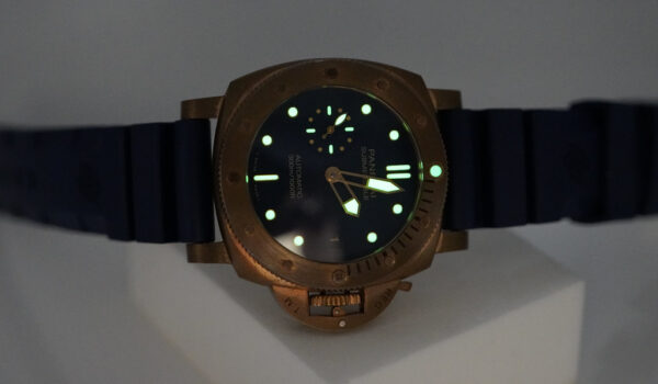 Panerai PAM 1074 SUBMERSIBLE BRONZO BLU ABISSO 42MM 2023 WARRANTY FULL SET - Image 11