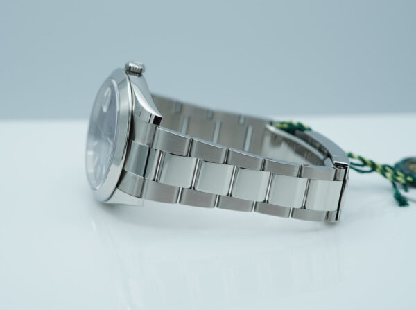 BRAND NEW Rolex 126300 DATEJUST 41 BLUE STICK DIAL OYSTER BAND 2024 COMPLETE SET - Image 5
