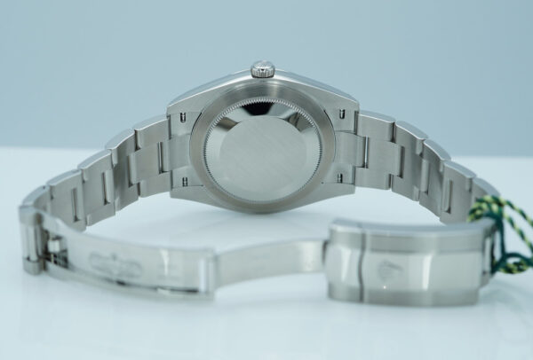 BRAND NEW Rolex 126300 DATEJUST 41 BLUE STICK DIAL OYSTER BAND 2024 COMPLETE SET - Image 8