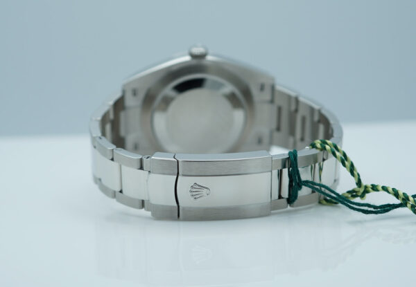BRAND NEW Rolex 126300 DATEJUST 41 BLUE STICK DIAL OYSTER BAND 2024 COMPLETE SET - Image 7
