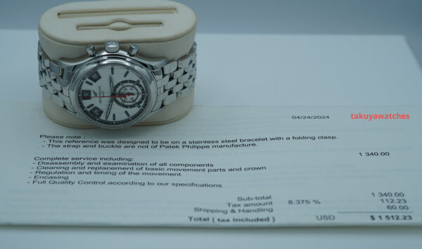 Patek PHILIPPE 5960/1A ANNUAL CALENDAR CHRONOGRAPH SERVICED 2024 FULL SET - Image 3