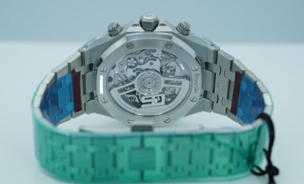 BRAND NEW Audemars PIGUET ROYAL OAK CHRONOGRAPH 50TH ANNIVESARY 26240ST GREEN DIAL FULL SET - Image 8