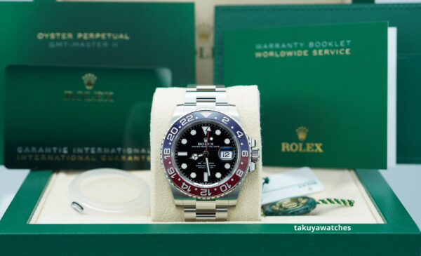 BRAND NEW Rolex 126710BLRO PEPSI GMT MASTER II RED BLUE BEZEL OYSTER 2024 FULL SET - Image 2