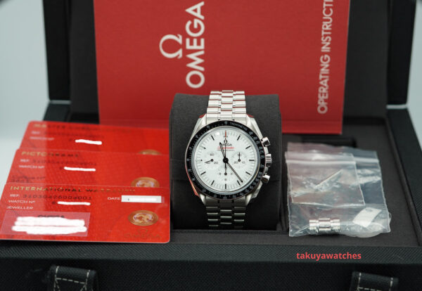 Omega SPEEDMASTER PROFESSIONAL MOONWATCH WHITE DIAL 2024 MODEL FULL SET - Image 2