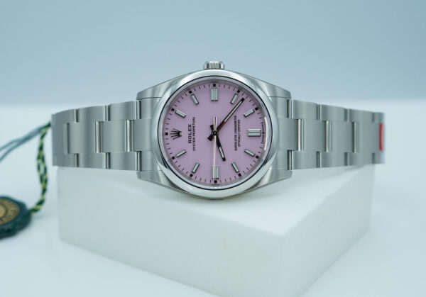 BRAND NEW Rolex 126000 OYSTER PERPETUAL 36 CANDY PINK DIAL 2024 COMPLETE SET - Image 10
