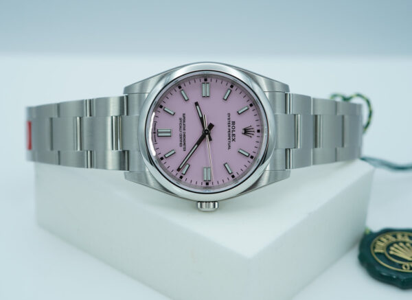 BRAND NEW Rolex 126000 OYSTER PERPETUAL 36 CANDY PINK DIAL 2024 COMPLETE SET - Image 9