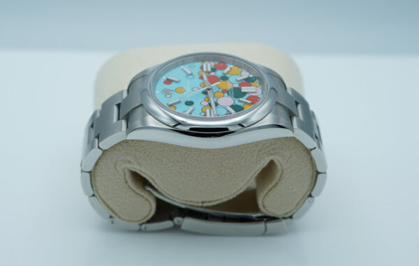 Rolex 124300 OYSTER PERPETUAL CELEBRATION DIAL 2024 WARRANTY COMPLETE SET - Image 4