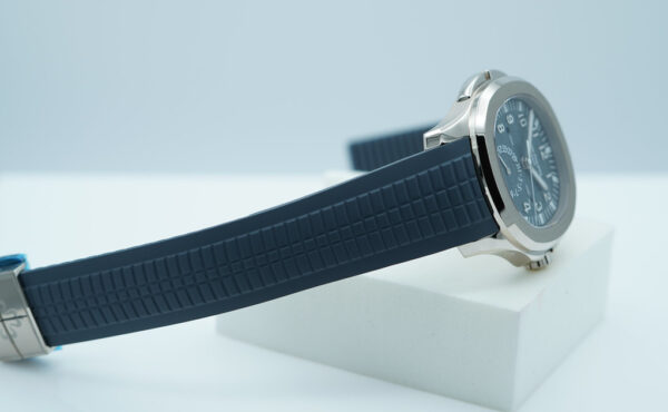 BRAND NEW Patek PHILIPPE 5164G AQUANAUT TRAVEL TIME 18K WHITE GOLD BLUE DIAL 2024 FULL SET - Image 5