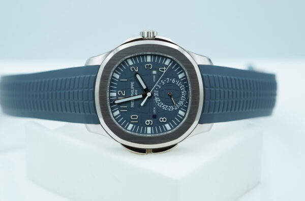 BRAND NEW Patek PHILIPPE 5164G AQUANAUT TRAVEL TIME 18K WHITE GOLD BLUE DIAL 2024 FULL SET - Image 10