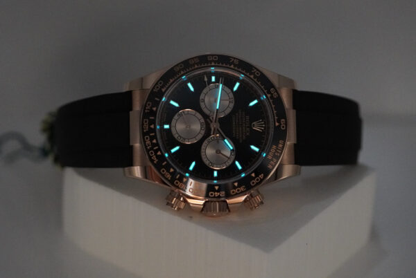 BRAND NEW Rolex 126515LN DAYTONA RG OYSTERFLEX BLACK AND SUNDUST DIAL 2024 FULL SET - Image 11