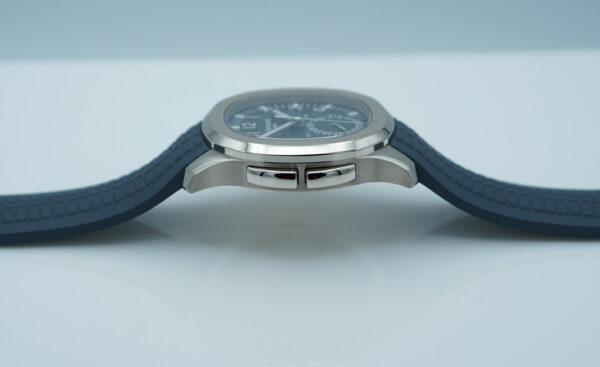 BRAND NEW Patek PHILIPPE 5164G AQUANAUT TRAVEL TIME 18K WHITE GOLD BLUE DIAL 2024 FULL SET - Image 4