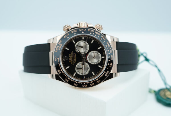 BRAND NEW Rolex 126515LN DAYTONA RG OYSTERFLEX BLACK AND SUNDUST DIAL 2024 FULL SET - Image 10
