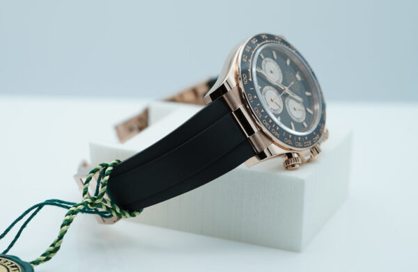 BRAND NEW Rolex 126515LN DAYTONA RG OYSTERFLEX BLACK AND SUNDUST DIAL 2024 FULL SET - Image 5