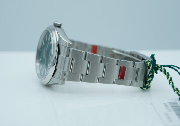 BRAND NEW Rolex 124300 OYSTER PERPETUAL 41 GREEN DIAL STICKERS COMPLETE SET - Image 5