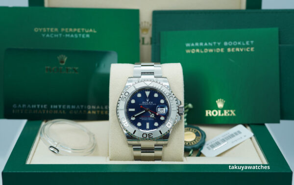 BRAND NEW Rolex 126622 YACHTMASTER PLATINUM BEZEL BLUE DIAL 40MM STICKERS COMPLETE SET - Image 2