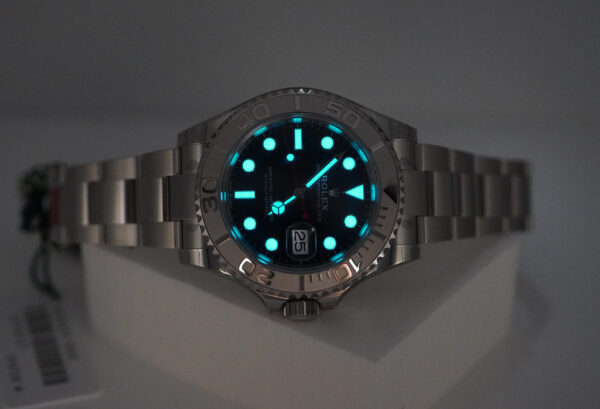 BRAND NEW Rolex 126622 YACHTMASTER PLATINUM BEZEL BLUE DIAL 40MM STICKERS COMPLETE SET - Image 11