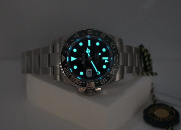 BRAND NEW Rolex 126720VTNR GMT MASTER 2 LEFTY SPRITE GREEN BLACK BEZEL 2024 FULL SET - Image 11