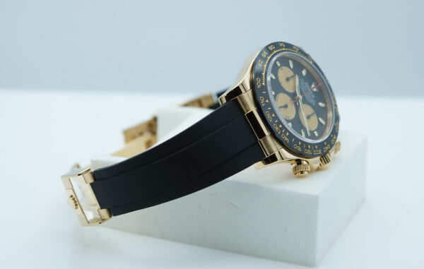 Rolex 116518LN DAYTONA YELLOW GOLD PAUL NEWMAN DIAL OYSTERFLEX 2021 FULL SET - Image 5