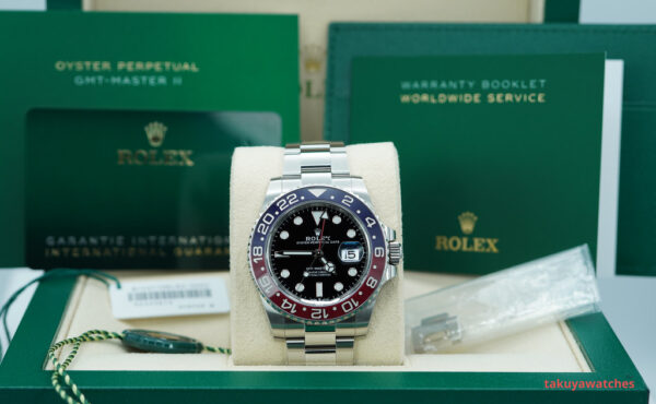 Rolex 126710BLRO PEPSI GMT MASTER II RED BLUE BEZEL OYSTER 2023 FULL SET - Image 2