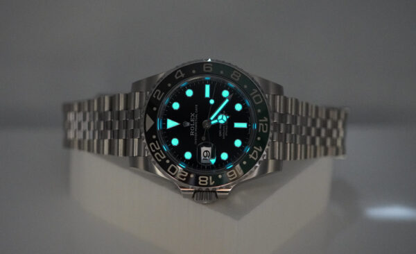 Rolex 126720VTNR GMT MASTER 2 LEFTY BLACK GREEN SPRITE JUBILEE BAND 2023 FULL SET - Image 11