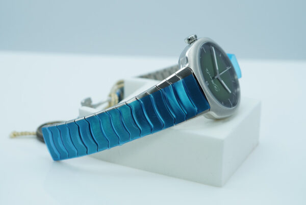 BRAND NEW H. Moser & Cie STREAMLINER CENTRE SECONDS MATRIX GREEN FUMÉ DIAL FULL SET - Image 6