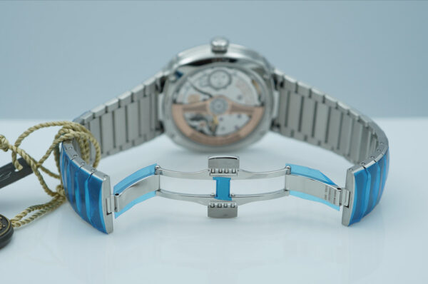 BRAND NEW H. Moser & Cie STREAMLINER CENTRE SECONDS MATRIX GREEN FUMÉ DIAL FULL SET - Image 8