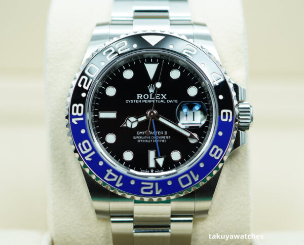 Rolex 126710BLNR GMT MASTER 2 BLACK BLUE BEZEL NEW MODEL 2023 WARRANTY FULL SET