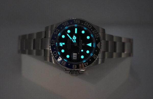 Rolex 126710BLNR GMT MASTER 2 BLACK BLUE BEZEL NEW MODEL 2023 WARRANTY FULL SET - Image 11