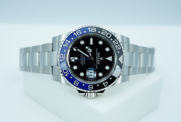 Rolex 126710BLNR GMT MASTER 2 BLACK BLUE BEZEL NEW MODEL 2023 WARRANTY FULL SET - Image 9