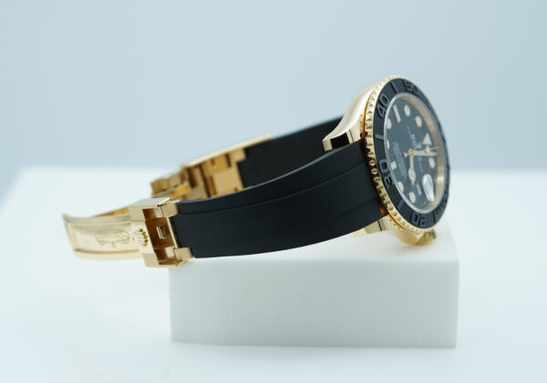 Rolex 226658 YACHTMASTER 42 YELLOW GOLD OYSTERFLEX 2024 WARRANTY COMPLETE SET - Image 5