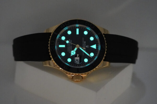 Rolex 226658 YACHTMASTER 42 YELLOW GOLD OYSTERFLEX 2024 WARRANTY COMPLETE SET - Image 11