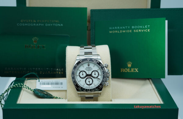 Rolex 126500LN DAYTONA STAINLESS STEEL WHITE DIAL NEW MODEL 2024 FULL SET - Image 2