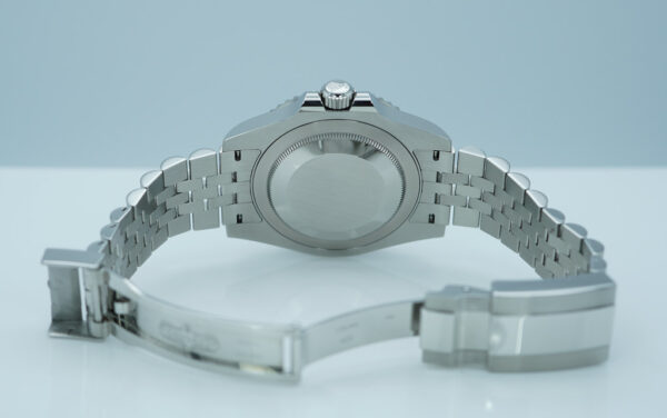 Rolex 126710BLNR GMT MASTER 2 BLACK BLUE BEZEL JUBILEE 2022 WARRANTY FULL SET - Image 8